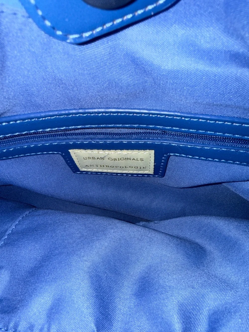 NWT Urban Originals Blue Knotted On the Go Woven Tote Bag from Anthropologie